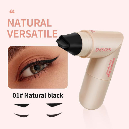 Rotating Double-Ended Eyeliner Pen, Long Lastingrotating Eyeliner Stamp Pen, Eye Makeup Tool Forwomen & Girls, Professional Daily Makeupaccessories,Cosmetic.