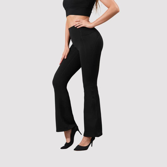 Ladies' Bootcut Sports Pants, Comfortable Fit, Tummy Control Waist, Fashionable & Functional Pockets, Casual Chic Womenswear
